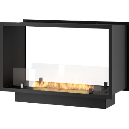 InFire - Wbudowany BIO kominek 48,5x83,5 cm 3,5kW czarny