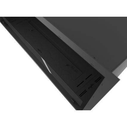 InFire - Wbudowany BIO kominek 49,4x104,4 cm 6kW czarny