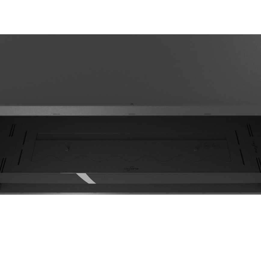 InFire - Wbudowany BIO kominek 49,4x104,4 cm 6kW czarny