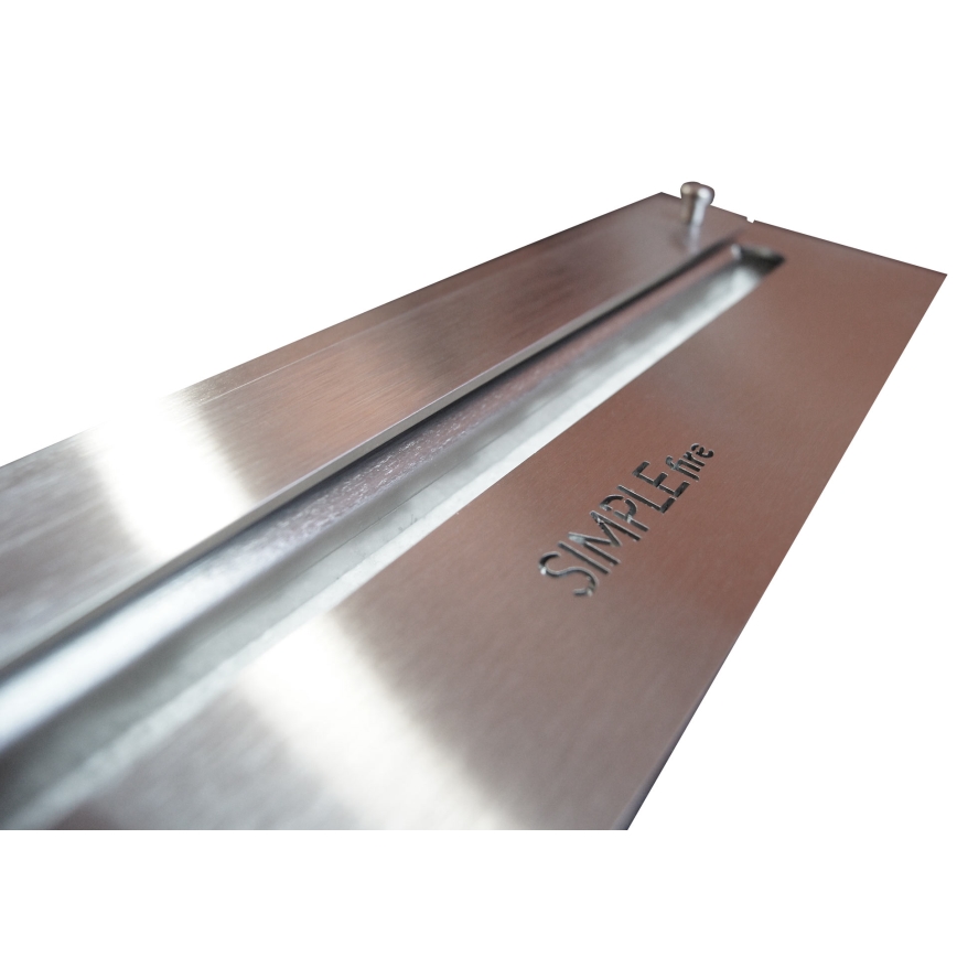 InFire - Wbudowany BIO kominek 49x60 cm 3kW czarny