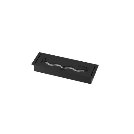 InFire - Wbudowany BIO kominek 7,5x50 cm 3,5kW czarny