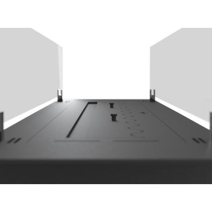 InFire - Wbudowany BIO kominek 8,5x120 cm 6kW czarny