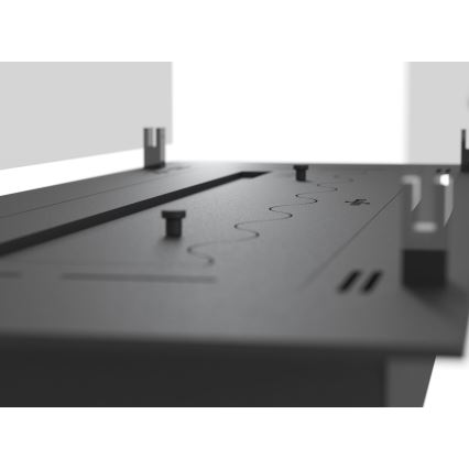 InFire - Wbudowany BIO kominek 8,5x120 cm 6kW czarny