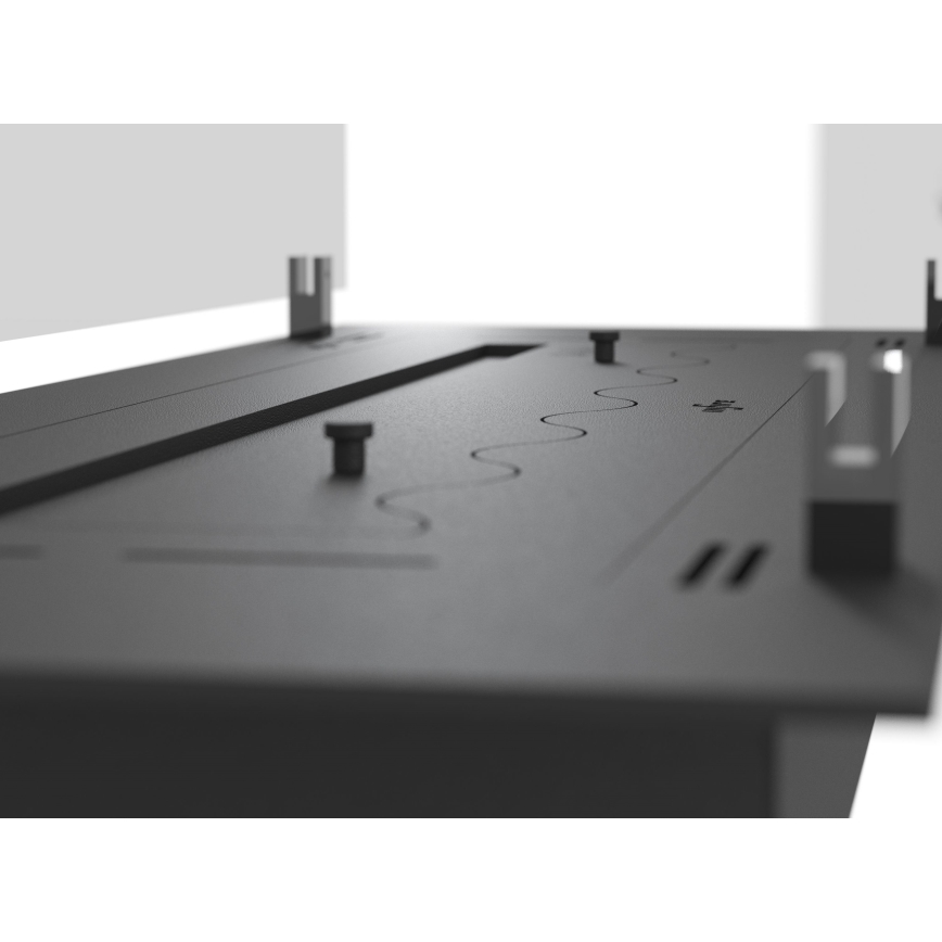 InFire - Wbudowany BIO kominek 8,5x120 cm 6kW czarny