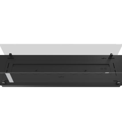 InFire - Wbudowany BIO kominek 8,5x120 cm 6kW czarny
