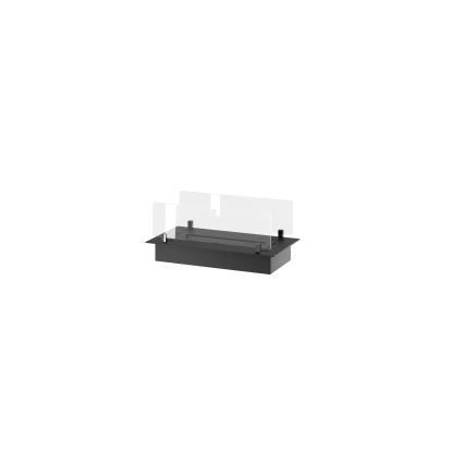 InFire - Wbudowany BIO kominek 8,5x60 cm 3,5kW czarny
