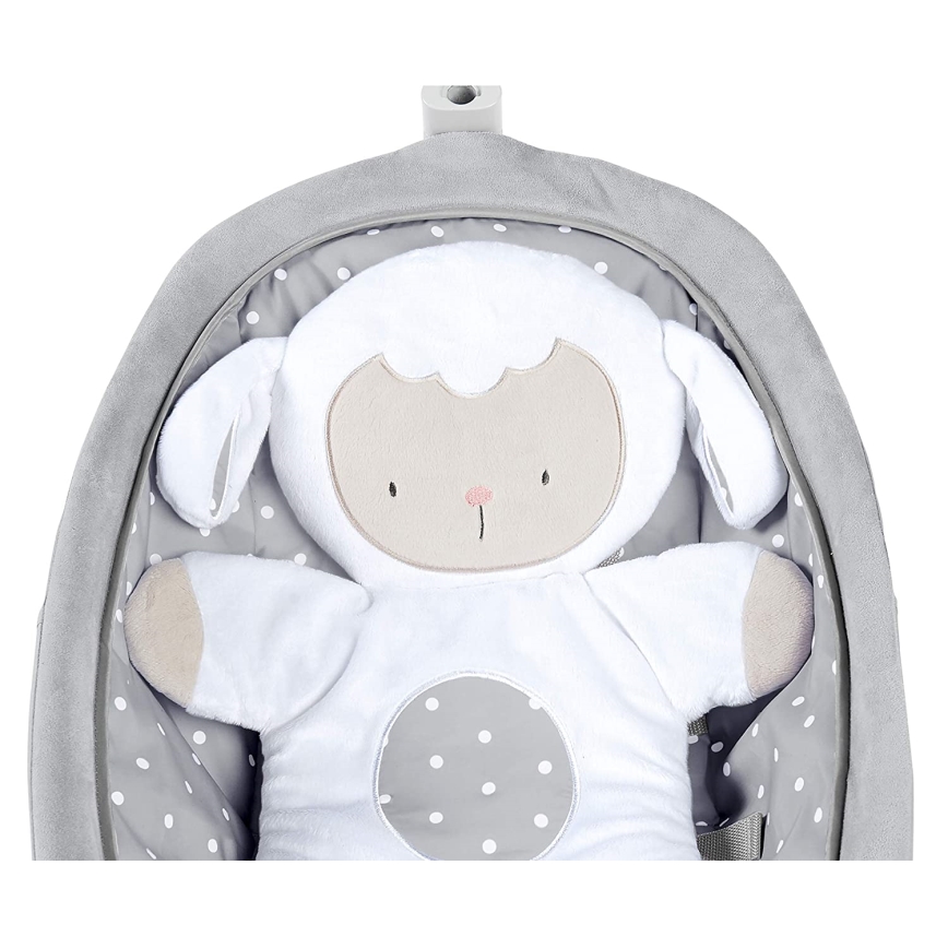Ingenuity - Bujaczek dziecięcy z muzyką CUDDLE LAMB 3xLR14