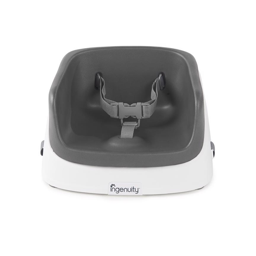 Ingenuity - Fotelik podwyższający do stołu jadalnego 2w1 SMARTCLEAN TODDLER szary