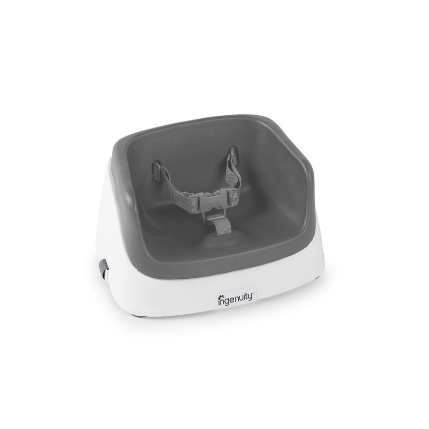 Ingenuity - Fotelik podwyższający do stołu jadalnego 2w1 SMARTCLEAN TODDLER szary