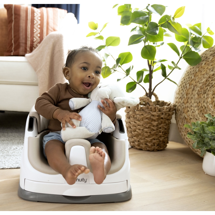 Ingenuity - Poduszka na krzesło do jadalni 2w1 BABY BASE beżowy