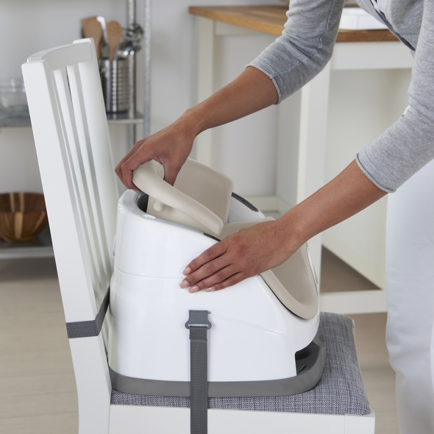 Ingenuity - Poduszka na krzesło do jadalni 2w1 BABY BASE beżowy
