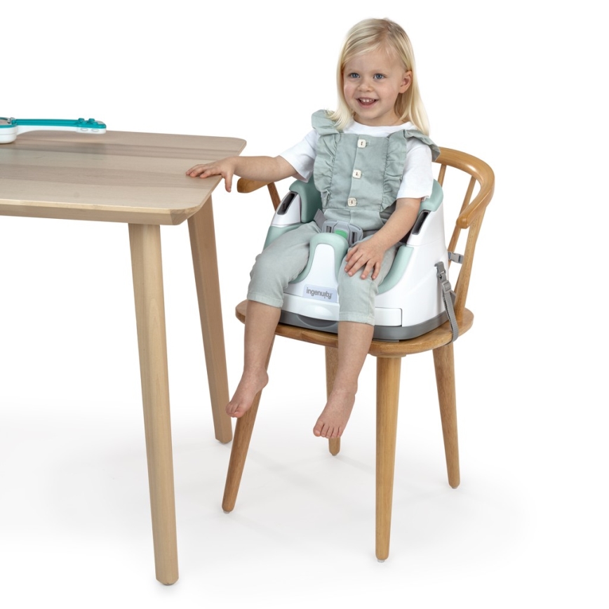 Ingenuity - Poduszka na krzesło do jadalni 2w1 BABY BASE miętowy