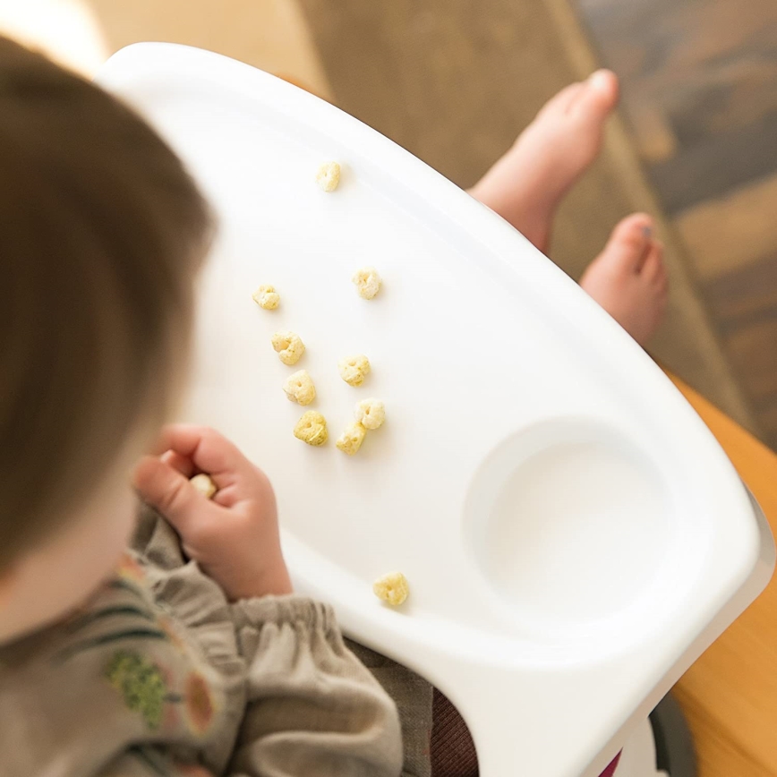 Ingenuity - Siedzisko podwyższające do stołu jadalnego 2w1 BABY BASE różowe