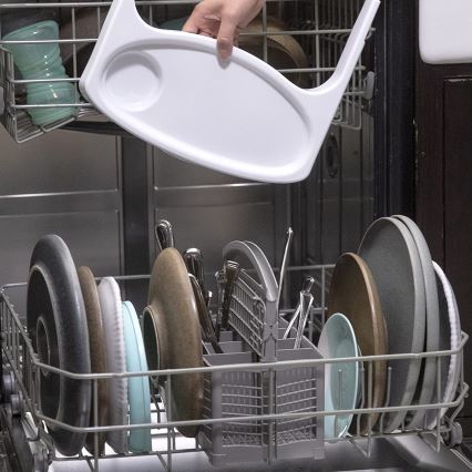Ingenuity - Siedzisko podwyższające do stołu jadalnego 2w1 BABY BASE różowe