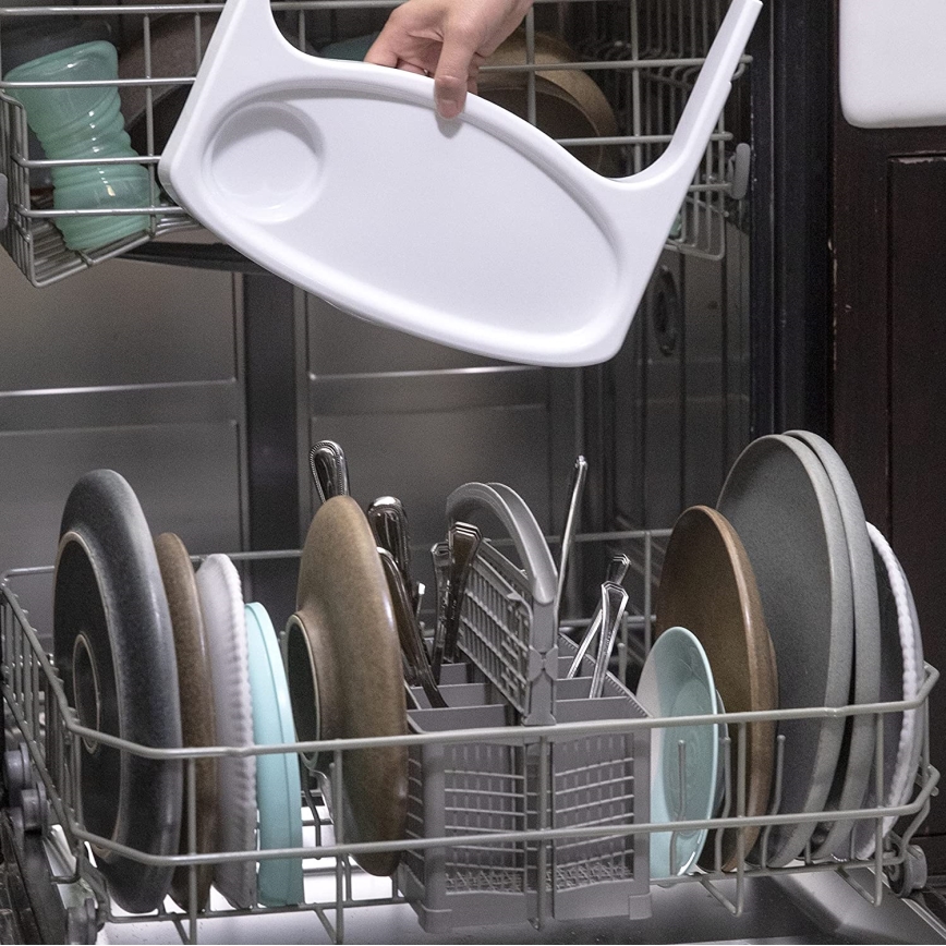 Ingenuity - Siedzisko podwyższające do stołu jadalnego 2w1 BABY BASE różowe