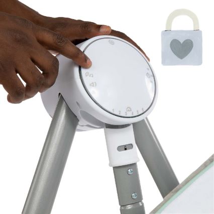 Ingenuity - Wibrująca huśtawka dla dzieci z muzyką ANYWAY SWAY RAY 4xLR14