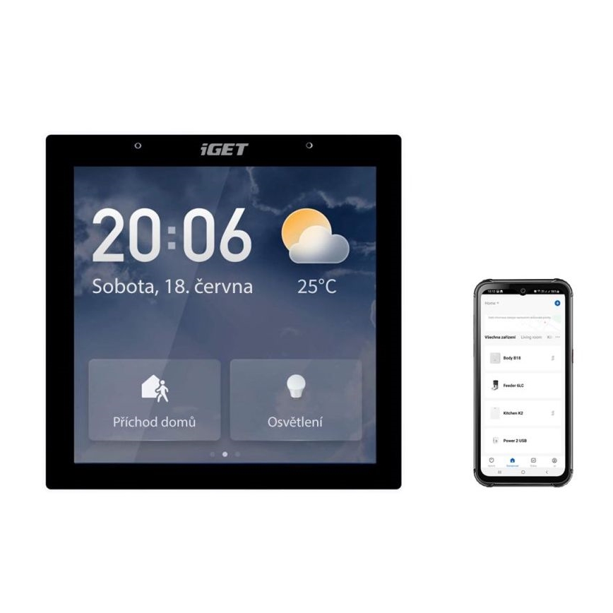 Inteligentna bramka z dotykowym wyświetlaczem GW6 Wi-Fi Zigbee Bluetooth