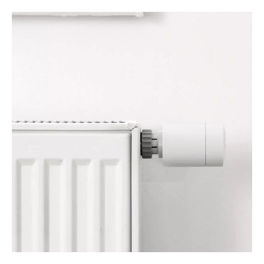 Inteligentna głowica termostatyczna z wyświetlaczem LCD GoSmart M30x1,5 2xAA/1,5V Tuya