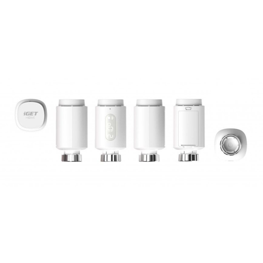 Inteligentna głowica termostatyczna z wyświetlaczem LED 2xAA/3V Zigbee