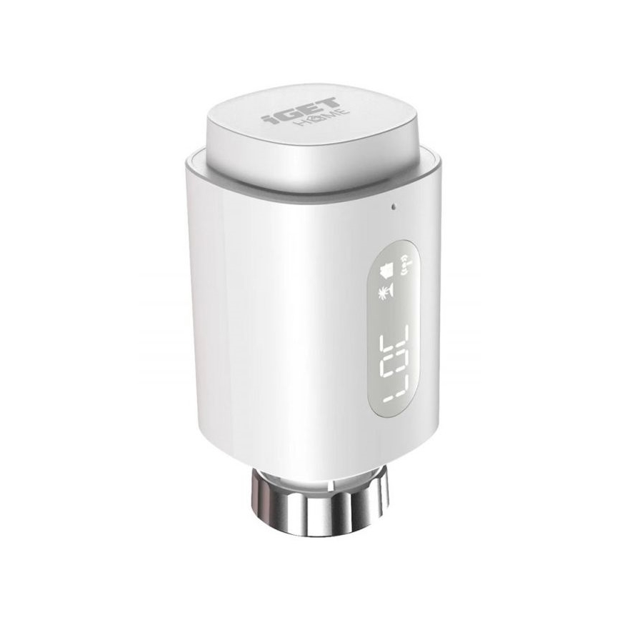 Inteligentna głowica termostatyczna z wyświetlaczem LED 2xAA/3V Zigbee
