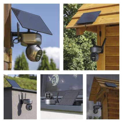 Inteligentna kamera solarna z czujnikiem GoSmart, 4G/LTE, 10400 mAh, 5V, IP65, Tuya