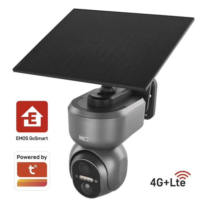 Inteligentna kamera solarna z czujnikiem GoSmart 4G/LTE 10400mAh 5V IP65 Tuya