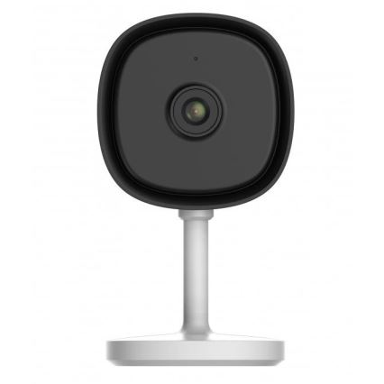 Inteligentna kamera do wnętrz z matrycą Full HD 1080p, zasilanie 5V, łączność Wi‑Fi, kompatybilna z Tuya, biała