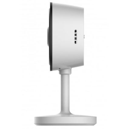 Inteligentna kamera do wnętrz z matrycą Full HD 1080p, zasilanie 5V, łączność Wi‑Fi, kompatybilna z Tuya, biała