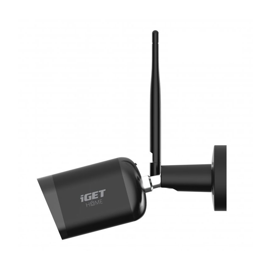 Inteligentna kamera zewnętrzna z sensorem Full HD 1080p 12V IP65 Wi-Fi Tuya czarna