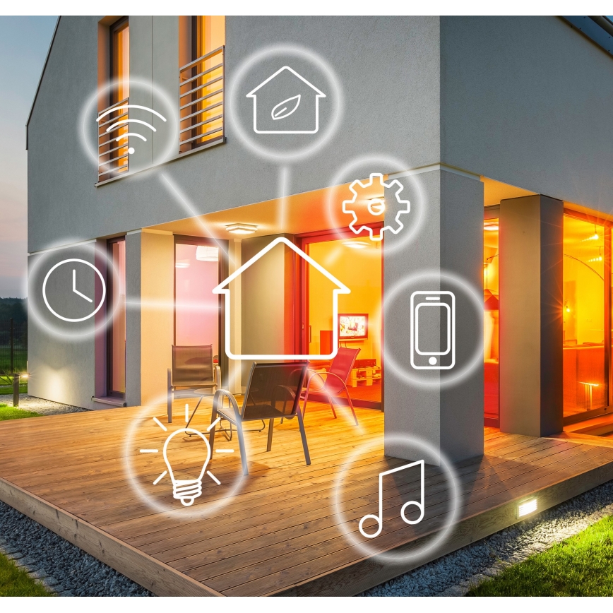 Inteligentna kamera zewnętrzna LED/230V/Wi-Fi