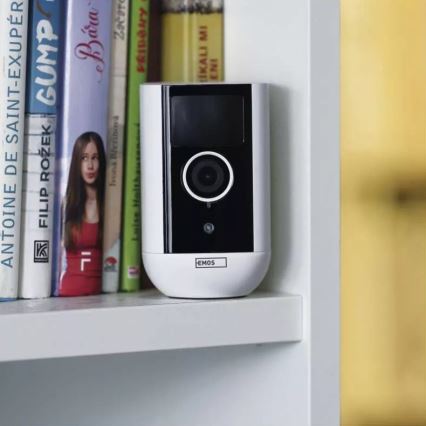 Inteligentna kamera zewnętrzna z czujnikiem ruchu GoSmart 5V 9600mAh IP65 Wi-Fi Tuya