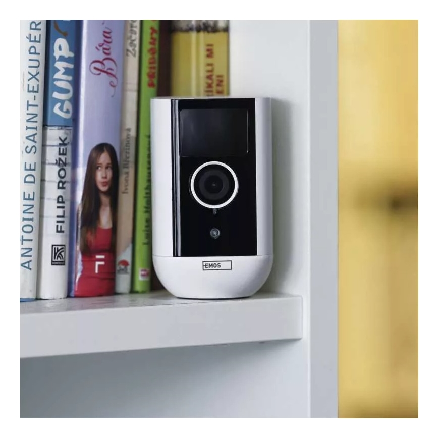 Inteligentna kamera zewnętrzna z czujnikiem ruchu GoSmart 5V 9600mAh IP65 Wi-Fi Tuya