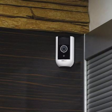 Inteligentna kamera zewnętrzna z czujnikiem ruchu GoSmart 5V 9600mAh IP65 Wi-Fi Tuya
