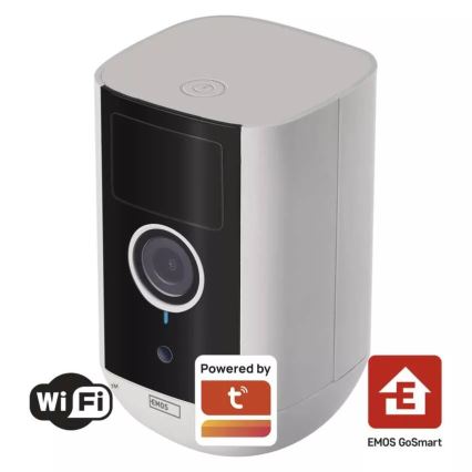 Inteligentna kamera zewnętrzna z czujnikiem ruchu GoSmart 5V 9600mAh IP65 Wi-Fi Tuya
