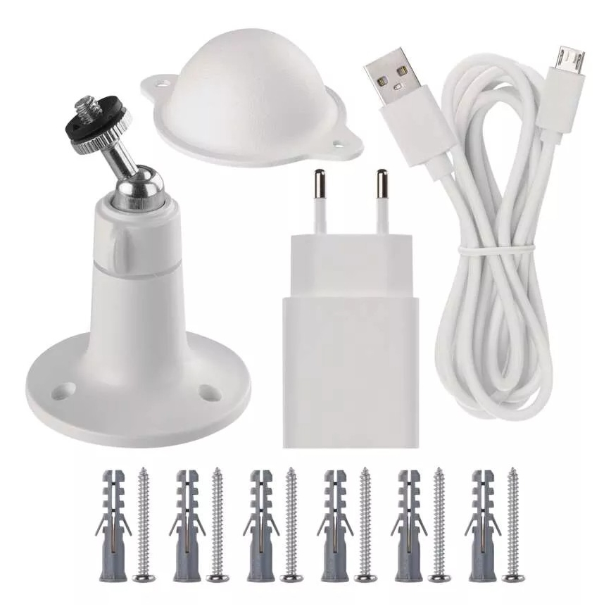 Inteligentna kamera zewnętrzna z czujnikiem ruchu GoSmart 5V 9600mAh IP65 Wi-Fi Tuya