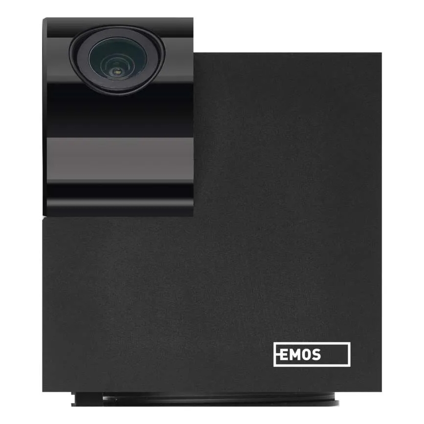 Inteligentna obrotowa kamera wewnętrzna z czujnikiem ruchu GoSmart 5V Wi-Fi Tuya czarna