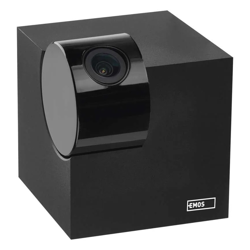 Inteligentna obrotowa kamera wewnętrzna z czujnikiem ruchu GoSmart 5V Wi-Fi Tuya czarna