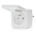 Inteligentne gniazdko Smartlife 3680W/230V/ Typ E/16A Wi-Fi Tuya IP44