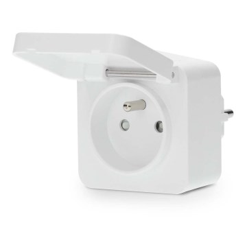Inteligentne gniazdko Smartlife 3680W/230V/ Typ E/16A Wi-Fi Tuya IP44