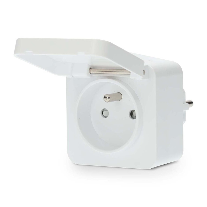 Inteligentne gniazdo 3680W/230V/ Type E/16A Wi-Fi Tuya IP44