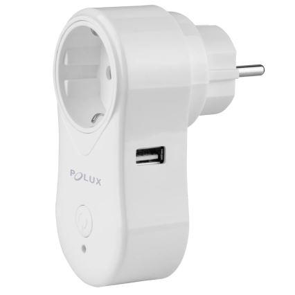 Inteligentne gniazdo SMART 3400W/230V Wi-Fi Tuya + USB SCHUKO