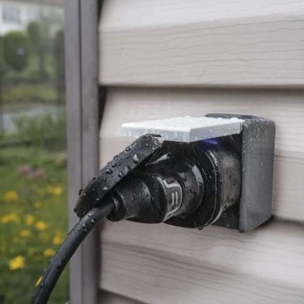 Inteligentne gniazdo zewnętrzne GoSmart 3680W/230V/16A Wi‑Fi Tuya IP44