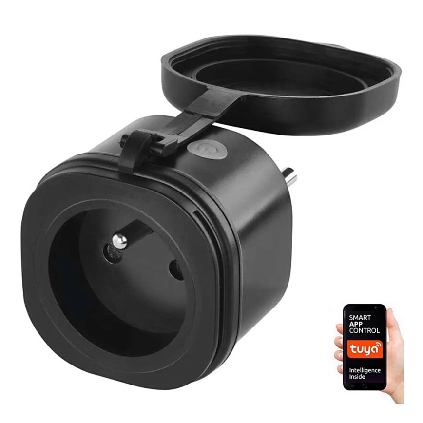 Inteligentne zewnętrzne gnizadko GoSmart 3680W/230V/16A Wi-Fi Tuya IP44