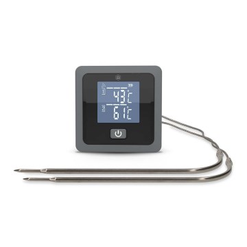 Inteligentny cyfrowy termometr do mięsa z wyświetlaczem LCD SmartLife 0-300 °C 2xAAA