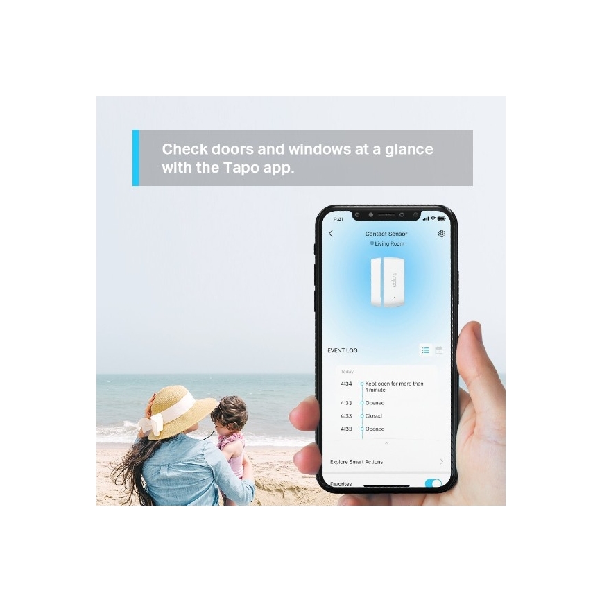 Inteligentny czujnik kontaktowy 1xCR2032