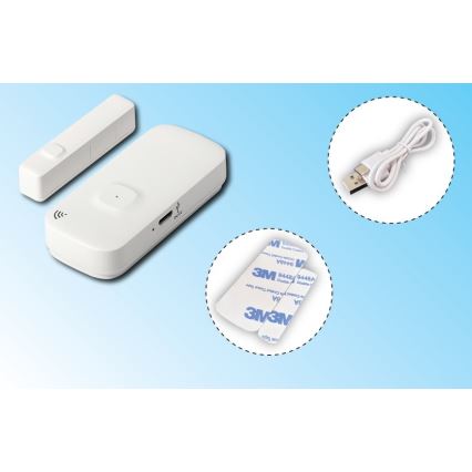 Inteligentny czujnik okien i drzwi 3,7V 500 mAh Wi-Fi Tuya