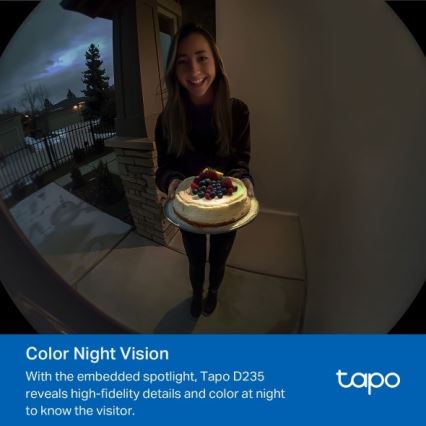 Inteligentny dzwonek wideo 2K 10000 mAh IP66 Wi-Fi Tuya