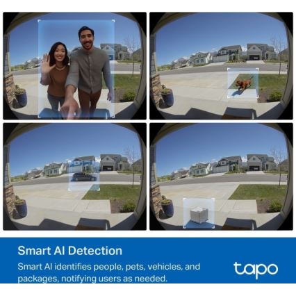 Inteligentny dzwonek wideo 2K 10000 mAh IP66 Wi-Fi Tuya