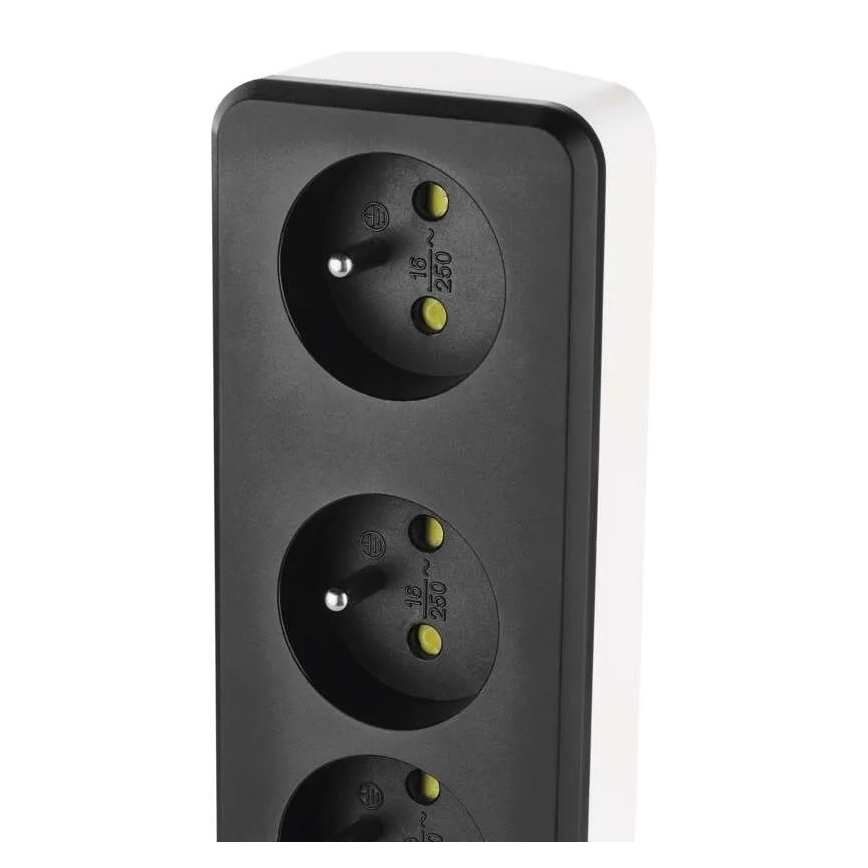 Inteligentny przedłużony kabel z wyłącznikiem GoSmart 4Z + 1xUSB-A + 1xUSB-C 2 m Wi-Fi Tuya