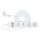 Inteligentny przedłużony kabel z wyłącznikiem 4Z Typ E + 2x USB-A + 1x USB-C 1,5m Wi-Fi Tuya biały